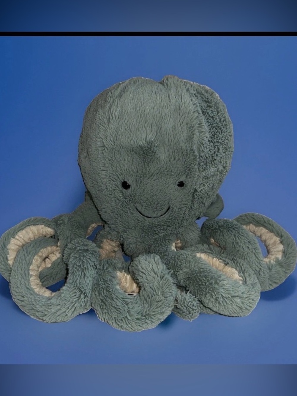 Jellycat Large Odyssey Octopus Sage Green Plush Retired